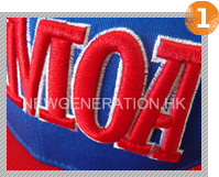 1. 3D Raised Emb with Flat Emb Outline